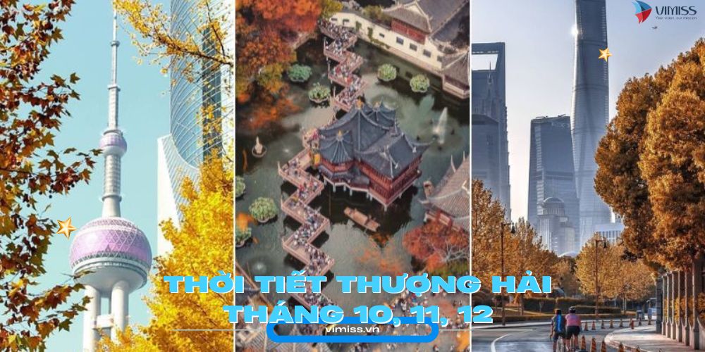 Thời tiết Thượng Hải tháng 10, tháng 11, tháng 12 như thế nào?