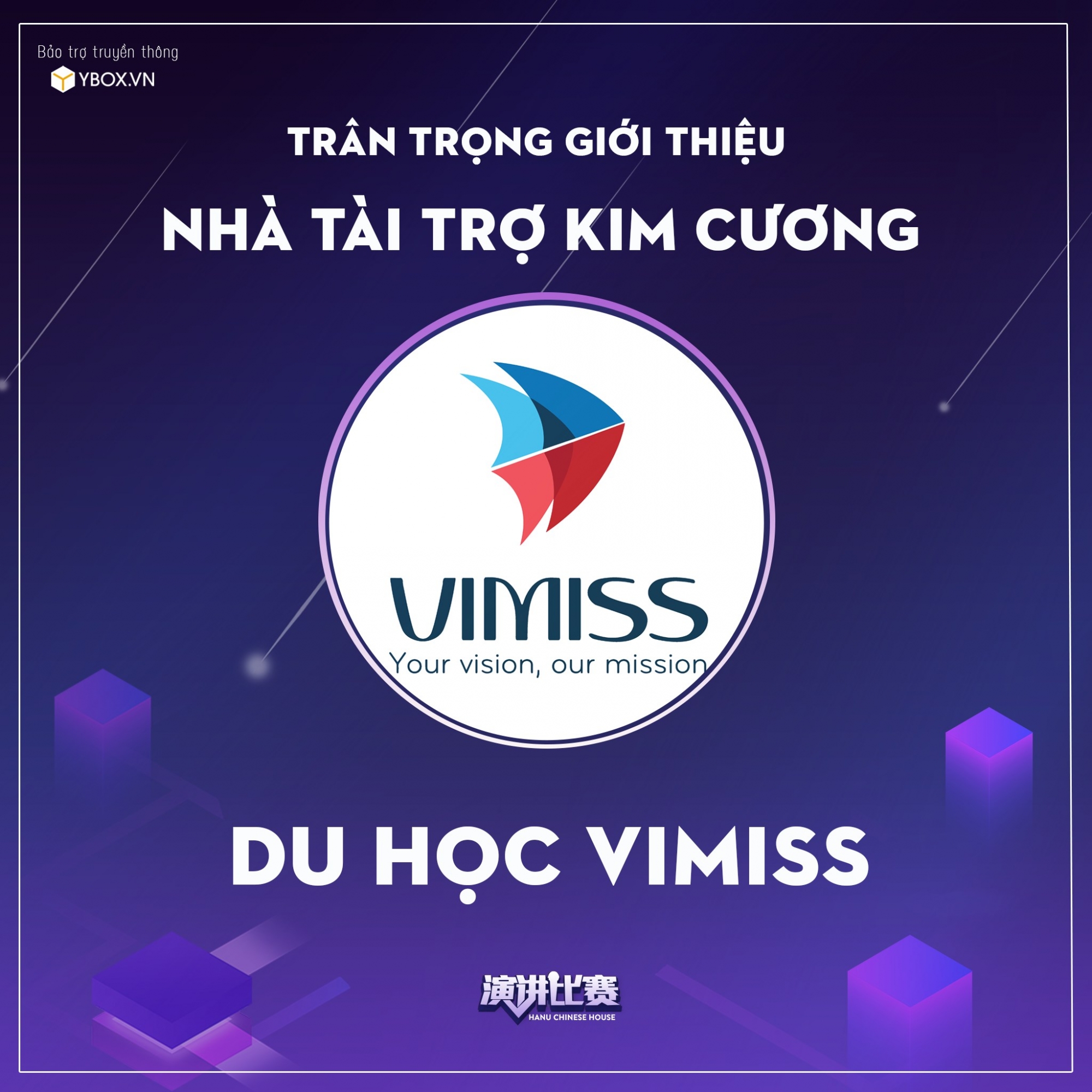 Du học VIMISS – nhà tài trợ kim cương cuộc thi “Tôi là diễn thuyết gia”